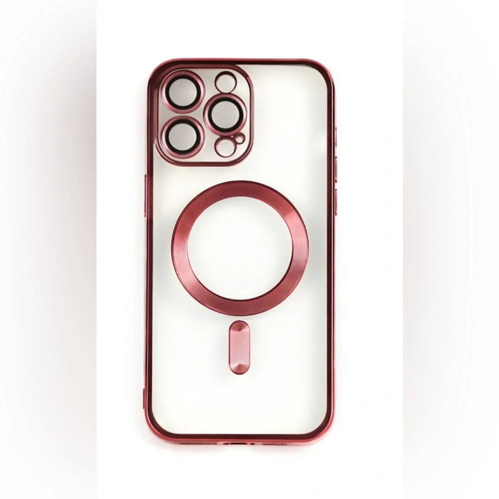 Red and White Phone Case for iPhone 16 pro max